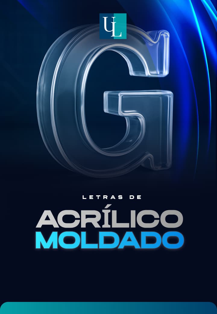 Banner - 3 - Acrílico Moldado